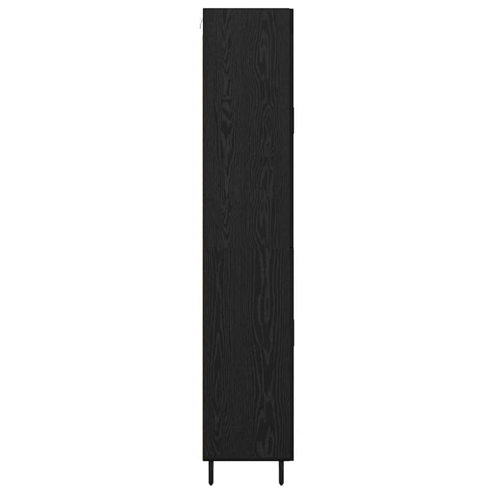Highboard 2 stk. Sort eg 69,5 x 34 x 180 cm Konstrueret træ