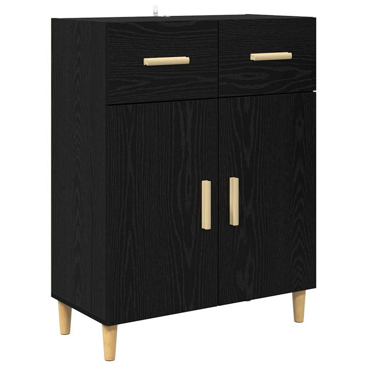 Highboard Sort eg 69,5 x 32,5 x 180 cm Konstrueret træ