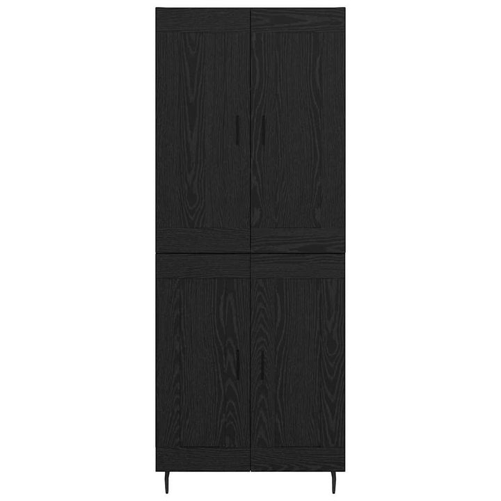 Highboard 2 stk. Sort eg 69,5 x 34 x 180 cm Konstrueret træ
