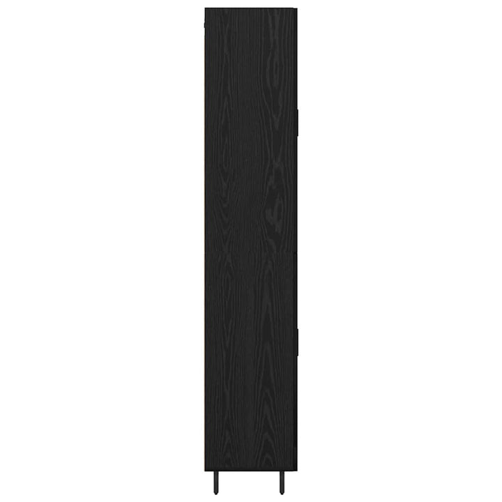Highboard 2 stk. Sort eg 69,5 x 34 x 180 cm Konstrueret træ