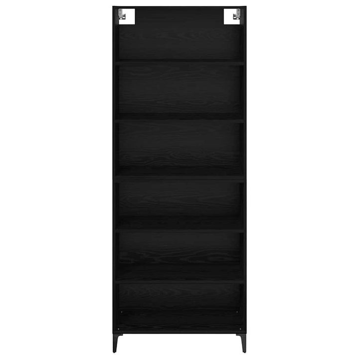 Highboard Sort eg 69,5 x 34 x 180 cm Konstrueret træ