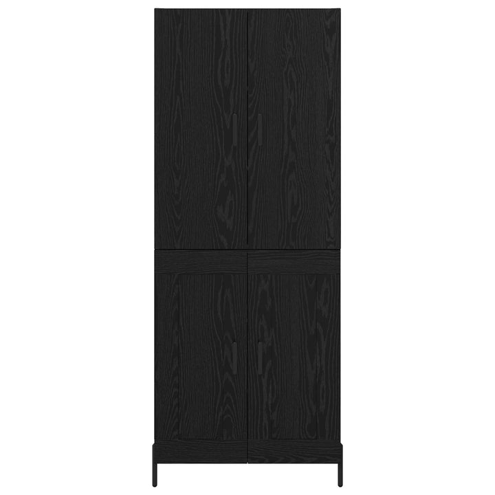Highboard Sort eg 69,5 x 34 x 180 cm Konstrueret træ