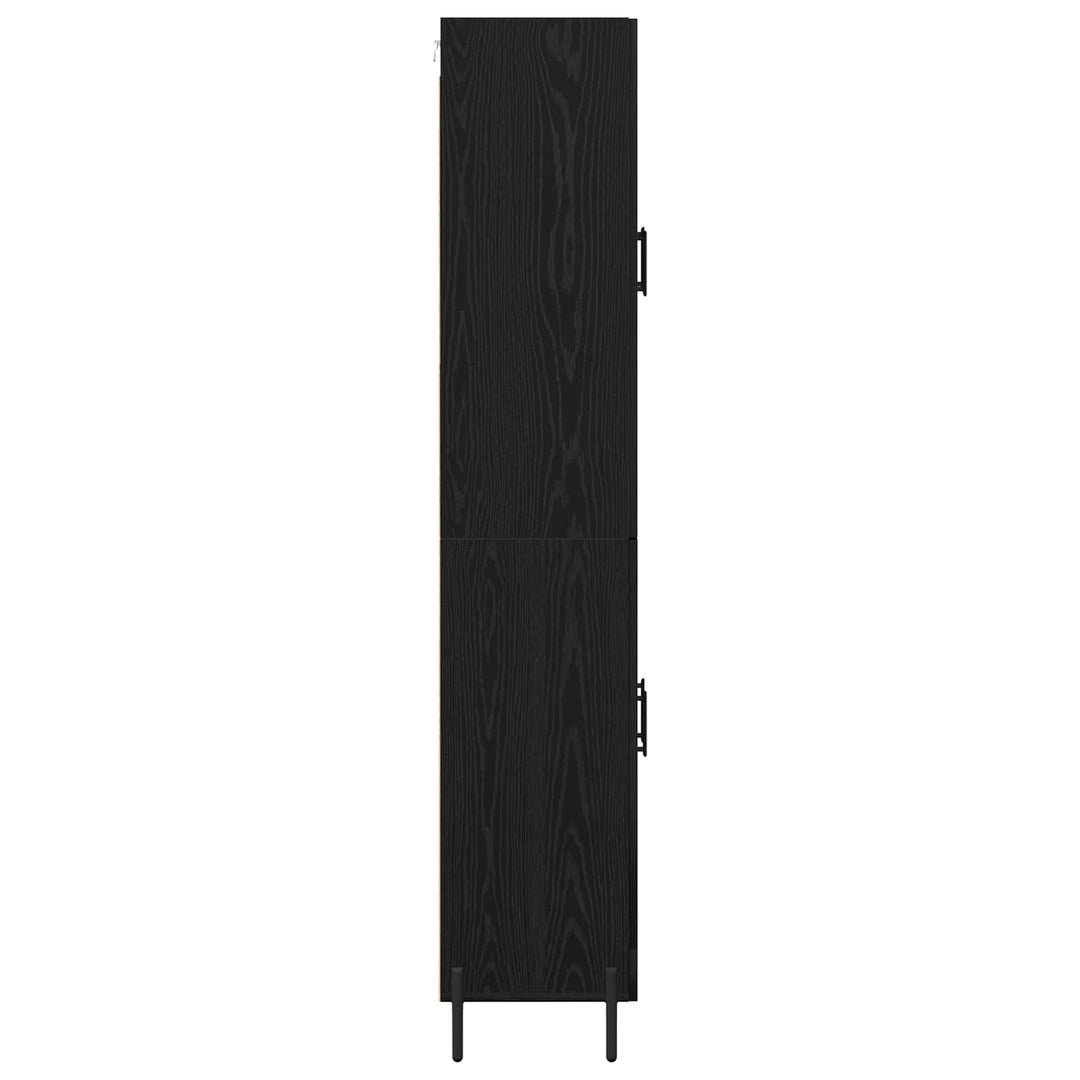 Highboard Sort eg 69,5 x 34 x 180 cm Konstrueret træ