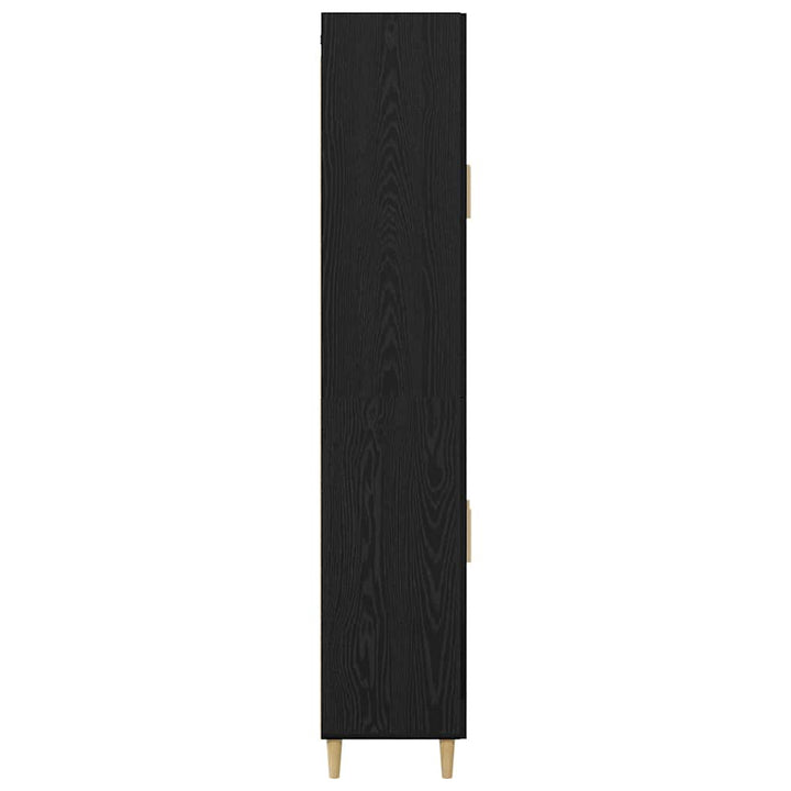 Highboard Sort eg 69,5 x 34 x 180 cm Konstrueret træ