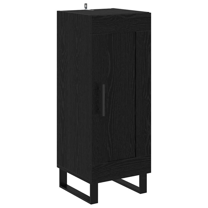 Highboard Sort eg 34,5 x 34 x 180 cm Konstrueret træ