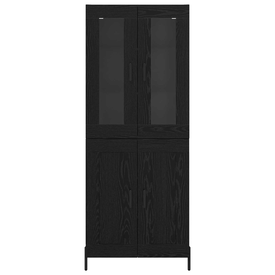 Highboard Sort eg 69,5 x 34 x 180 cm Konstrueret træ