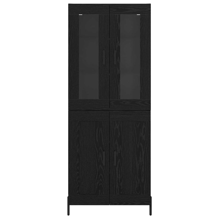 Highboard Sort eg 69,5 x 34 x 180 cm Konstrueret træ