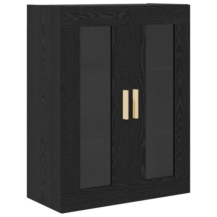 Highboard Sort eg 34,5 x 34 x 180 cm Konstrueret træ