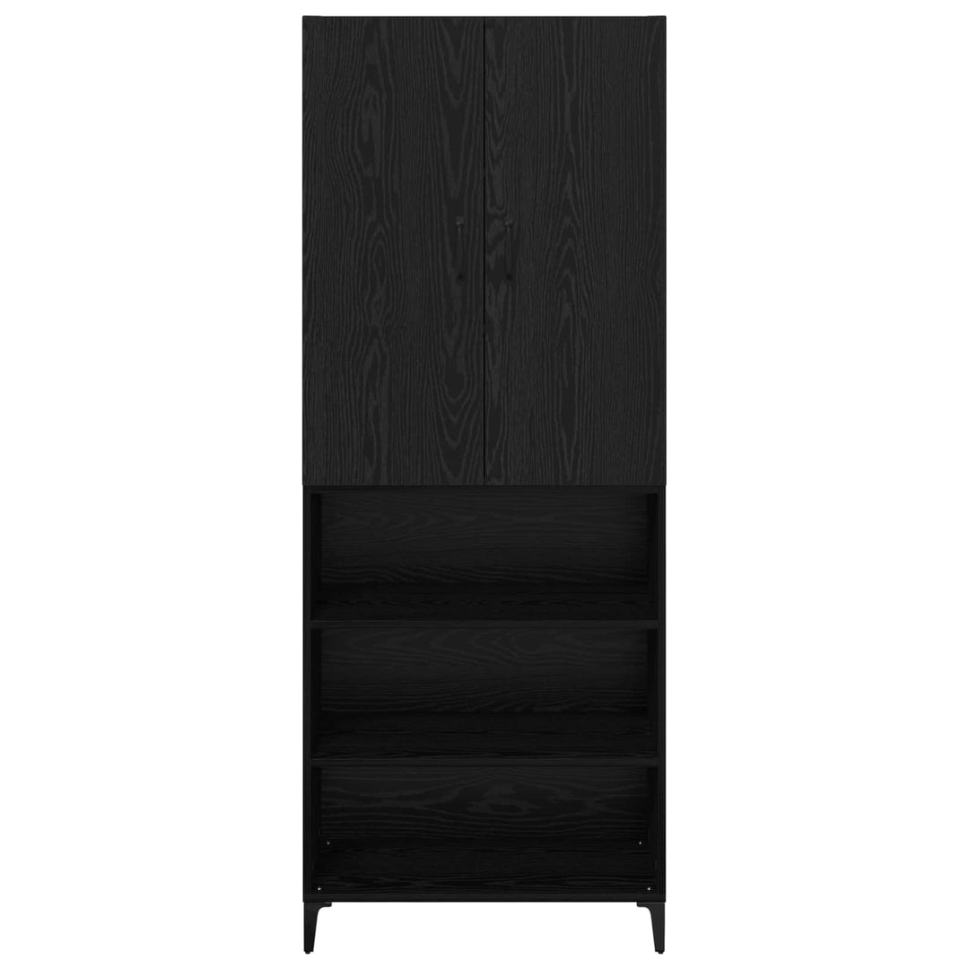 Highboard Sort eg 69,5 x 34 x 180 cm Konstrueret træ
