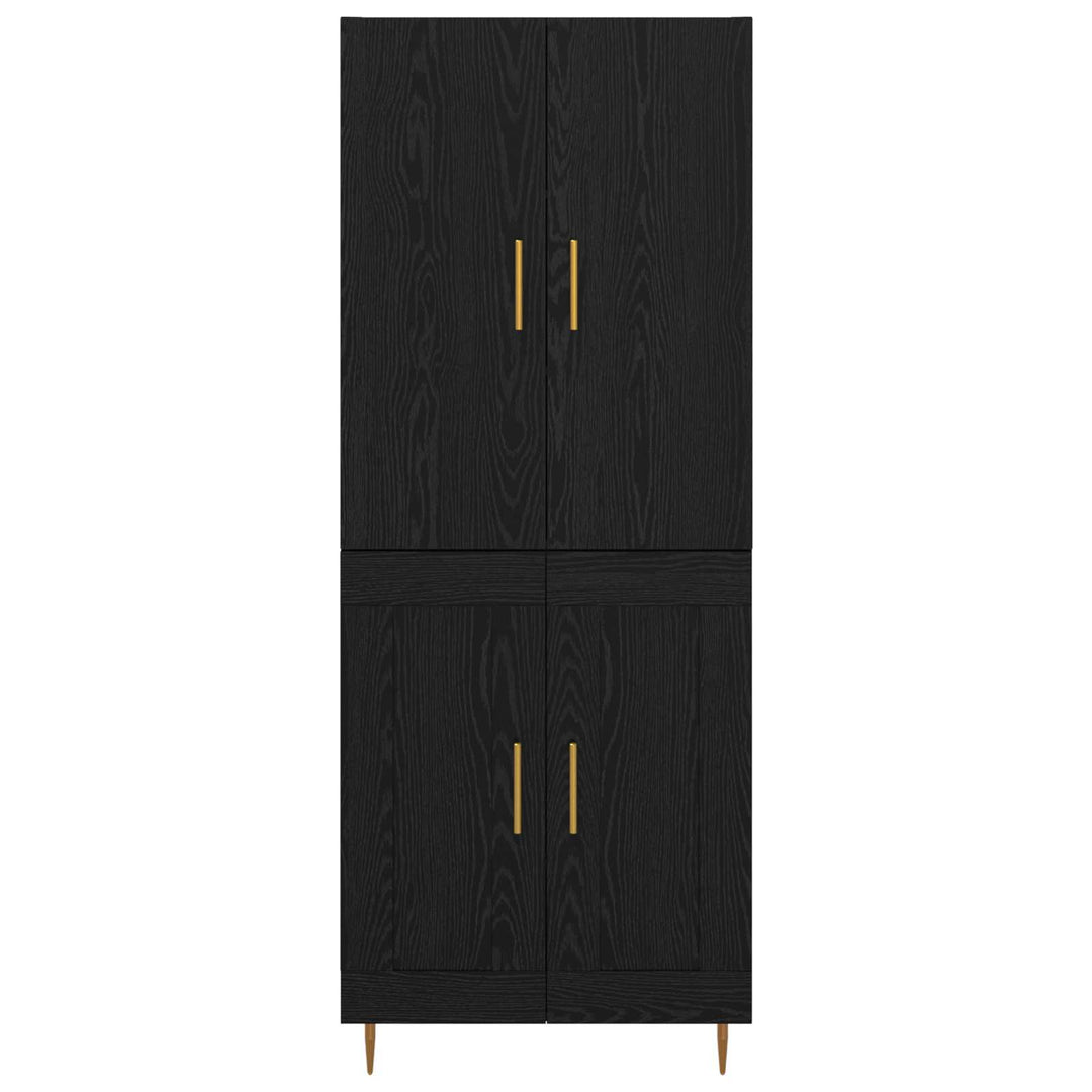 Highboard Sort eg 69,5 x 34 x 180 cm Konstrueret træ