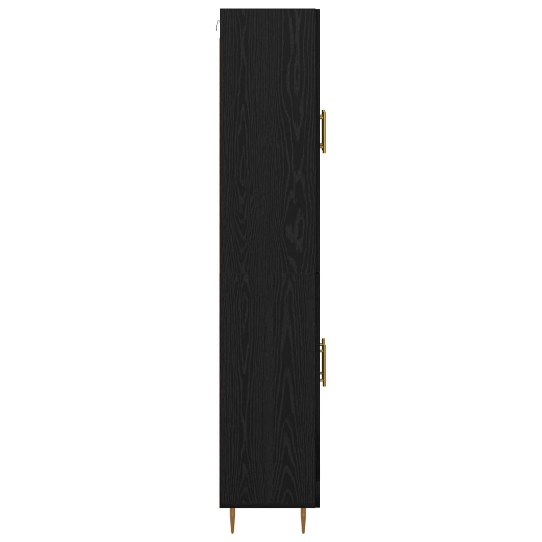 Highboard Sort eg 69,5 x 34 x 180 cm Konstrueret træ