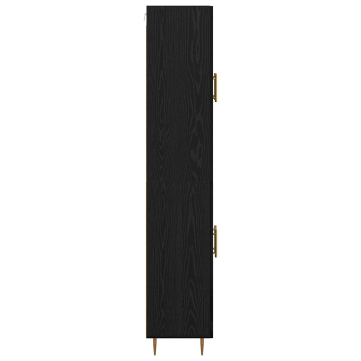 Highboard Sort eg 69,5 x 34 x 180 cm Konstrueret træ