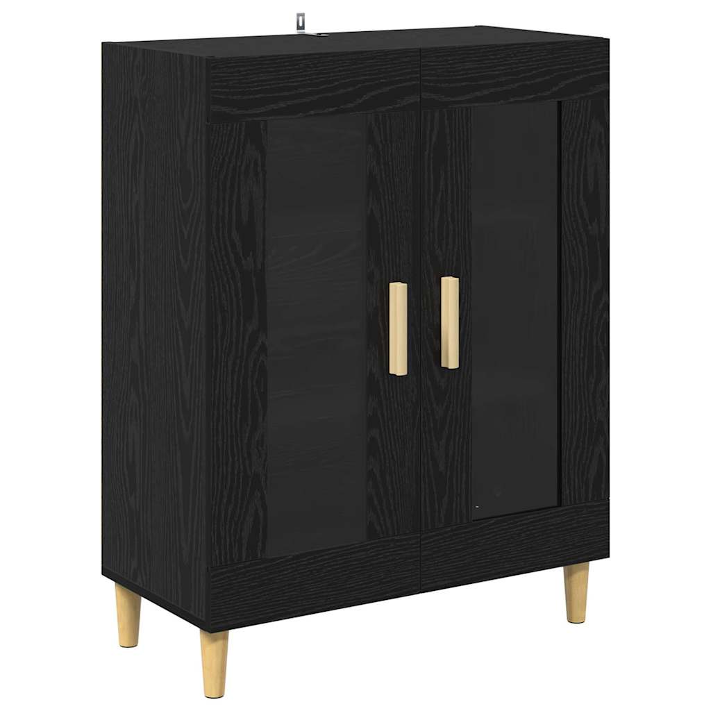 Highboard Sort eg 69,5 x 32,5 x 180 cm Konstrueret træ