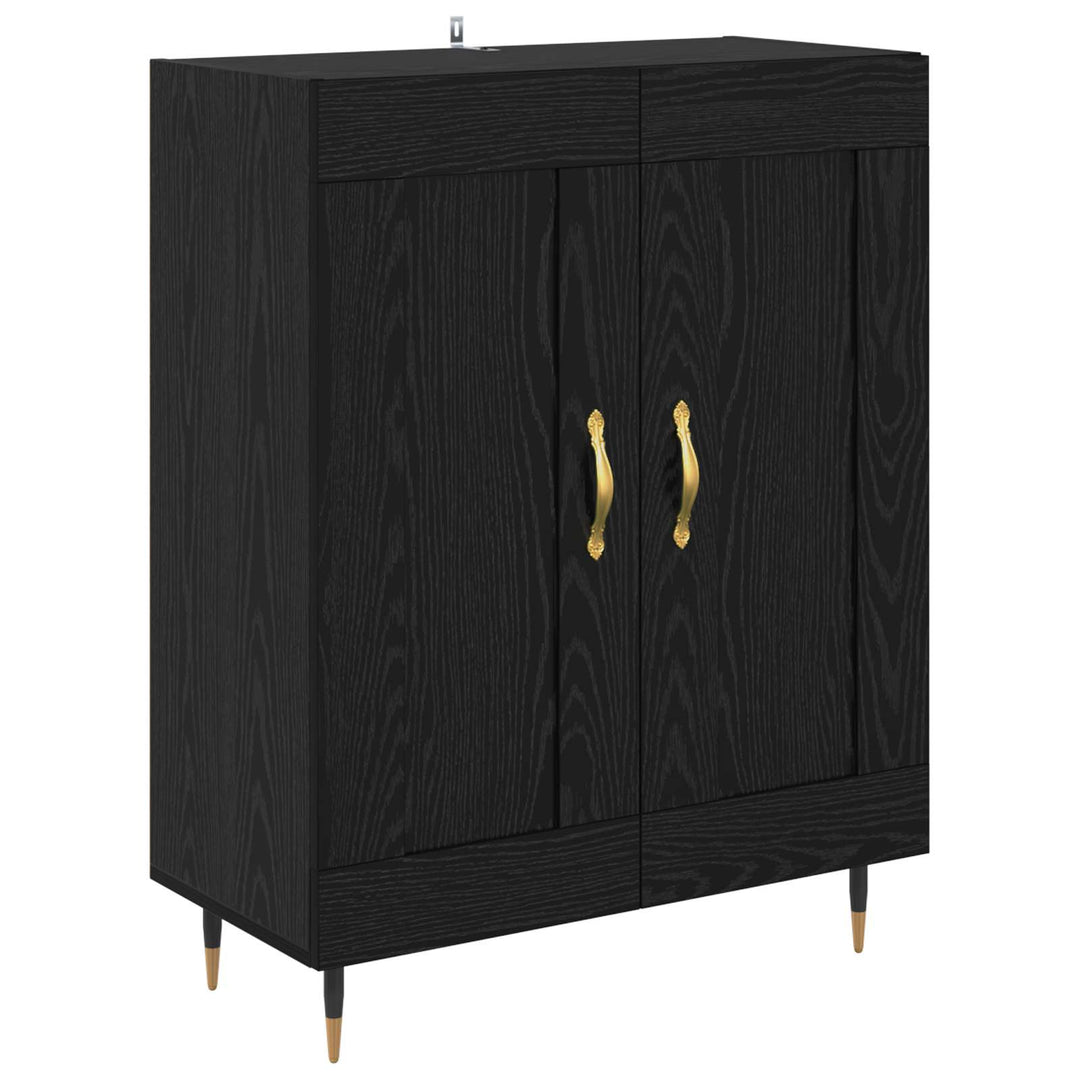 Highboard Sort eg 69,5 x 34 x 180 cm Konstrueret træ