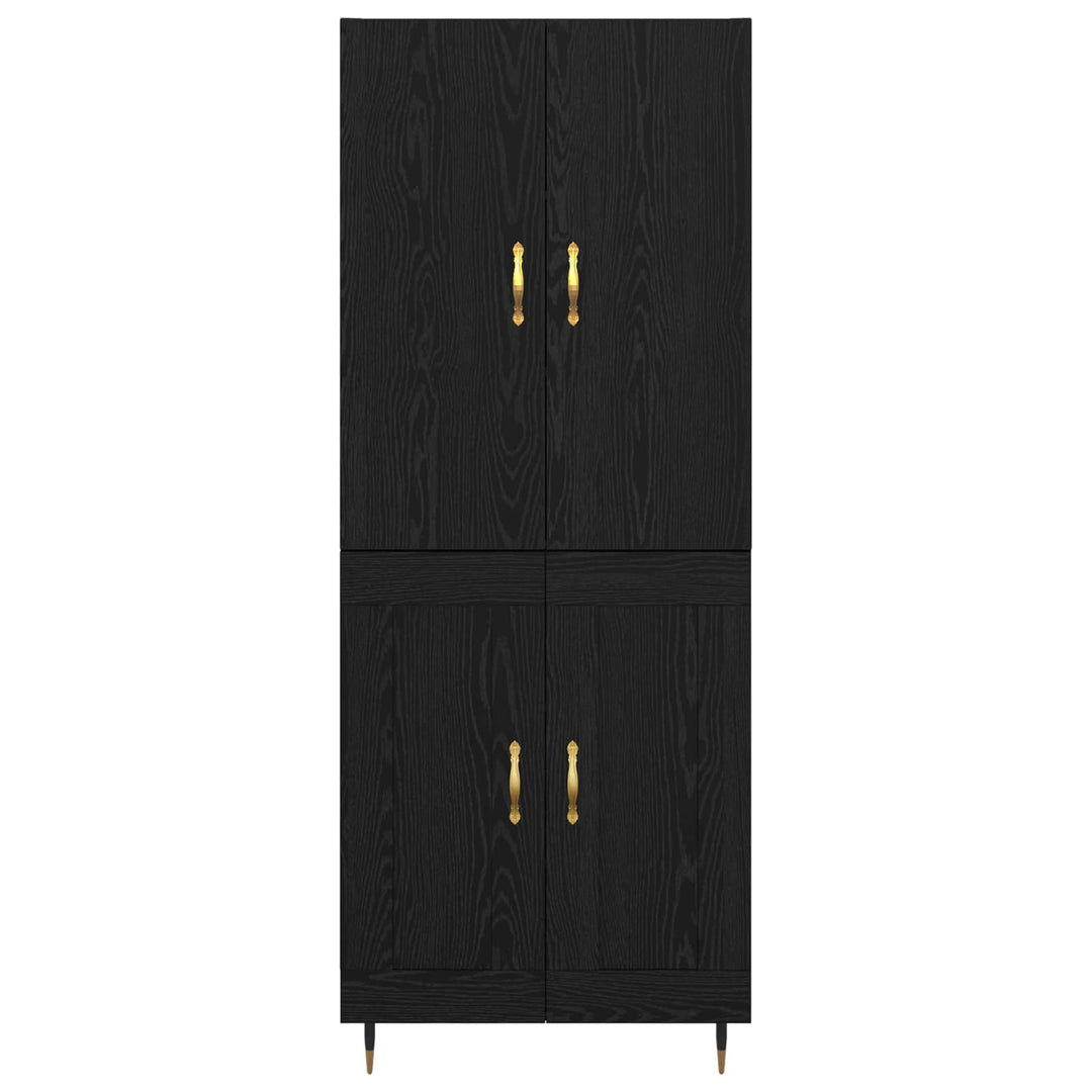 Highboard Sort eg 69,5 x 34 x 180 cm Konstrueret træ