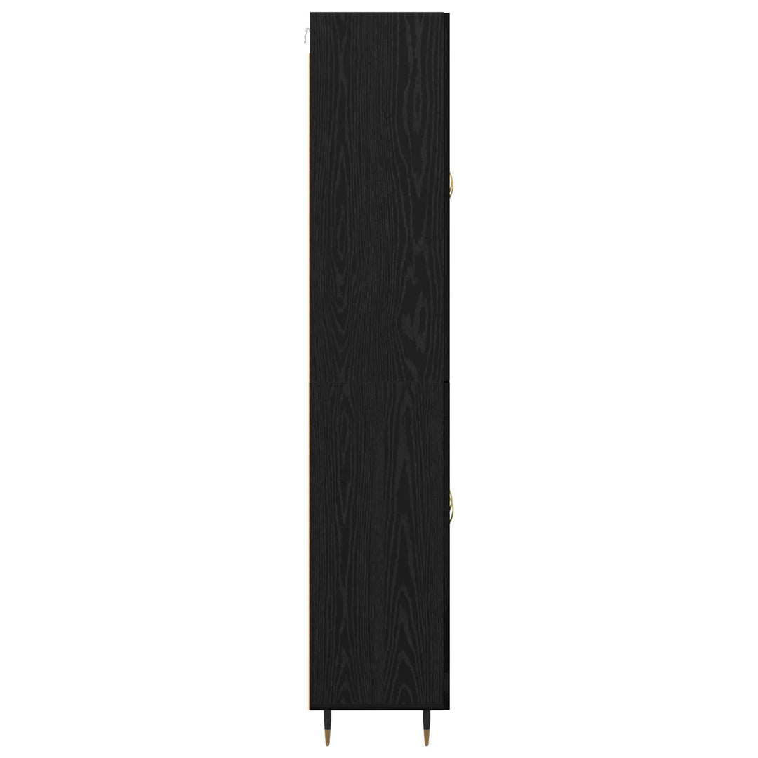 Highboard Sort eg 69,5 x 34 x 180 cm Konstrueret træ