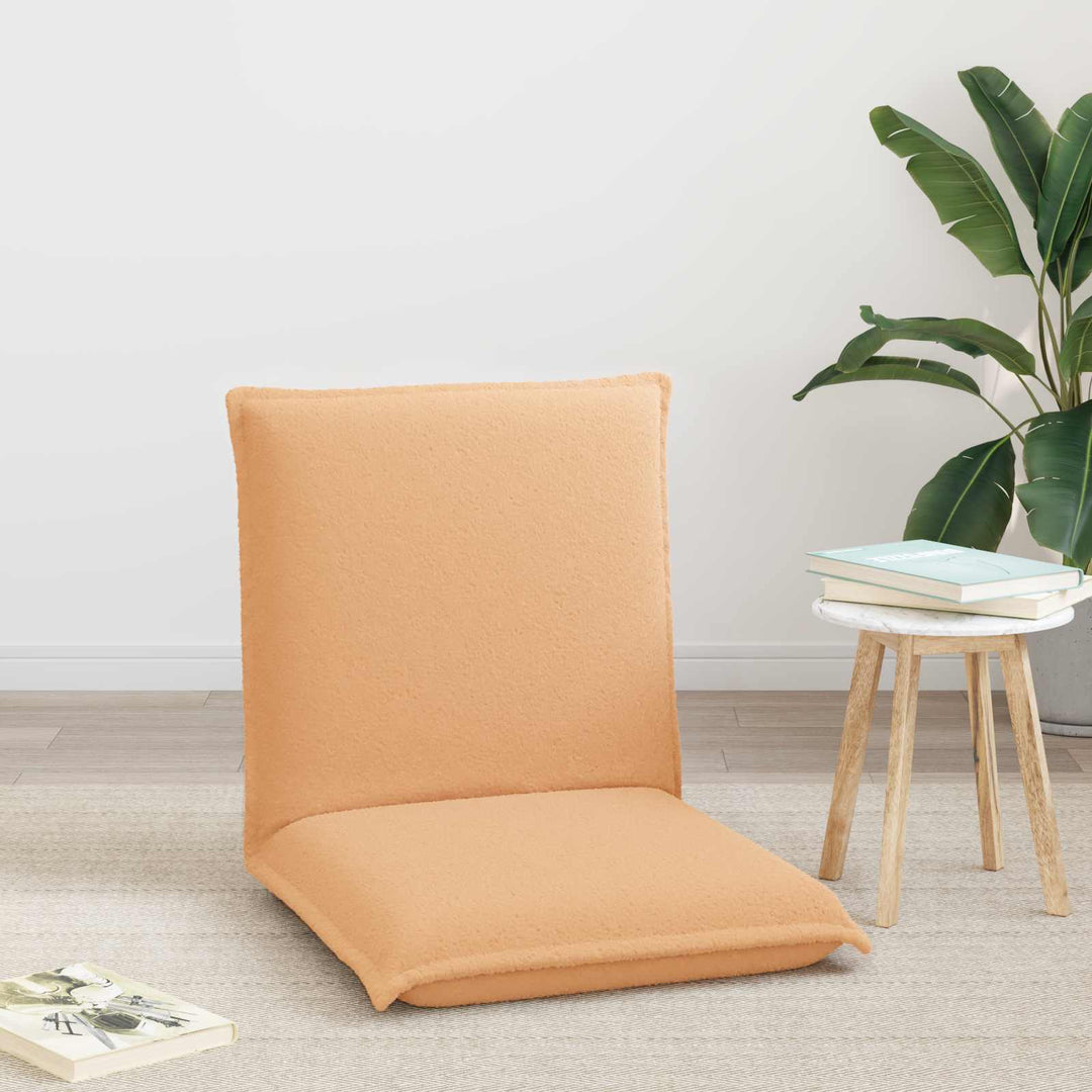 Justerbar Gulvstol Beige Uldstof