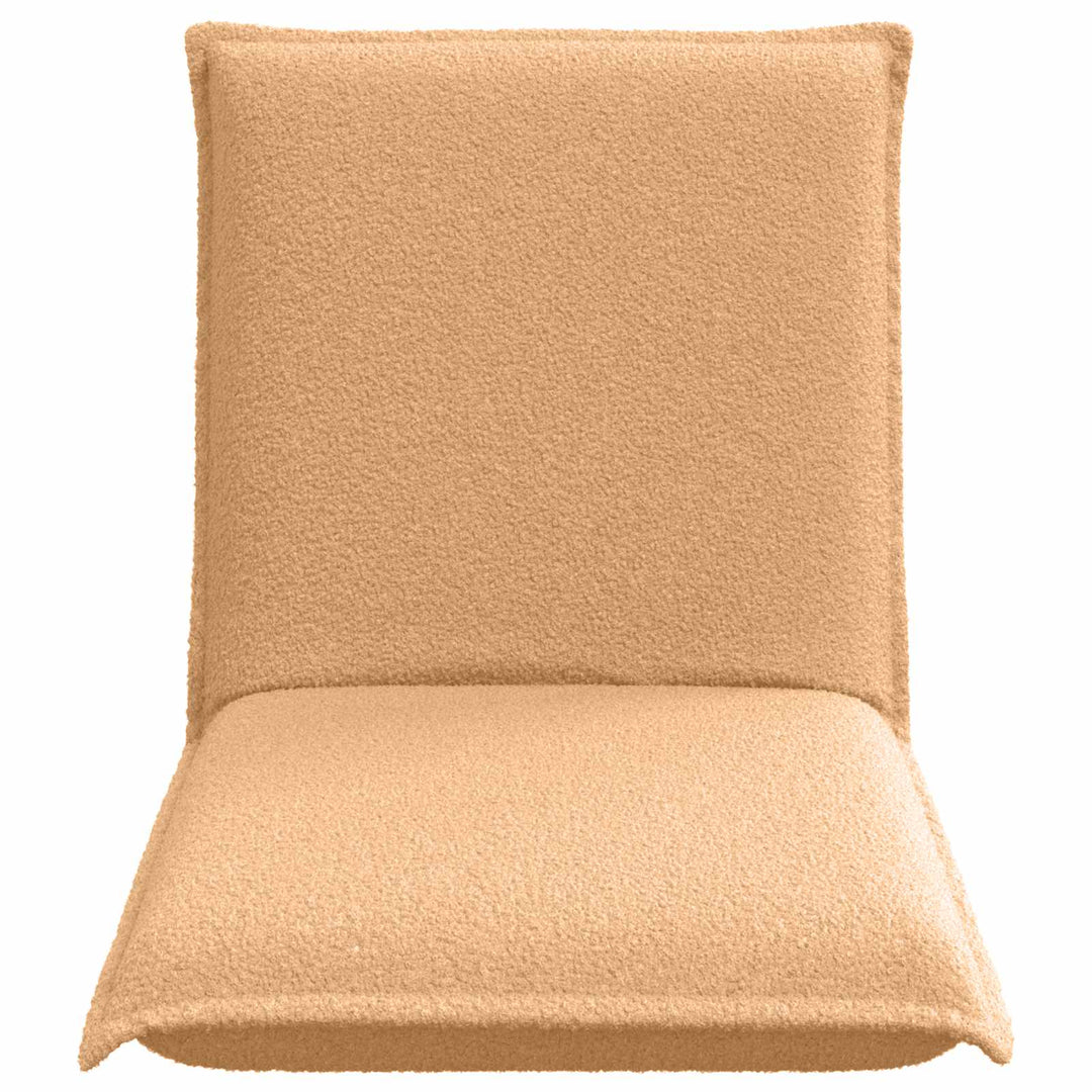 Justerbar Gulvstol Beige Uldstof