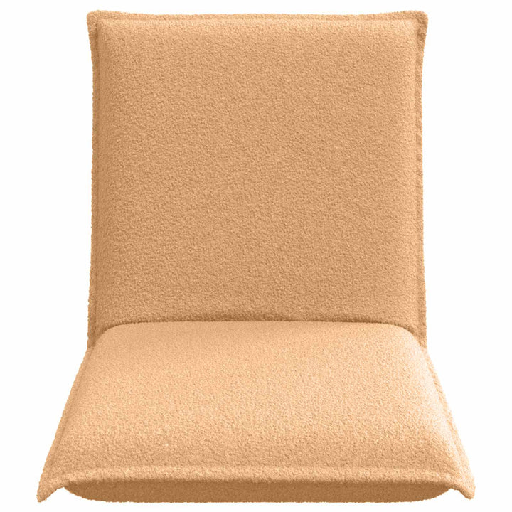 Justerbar Gulvstol Beige Uldstof