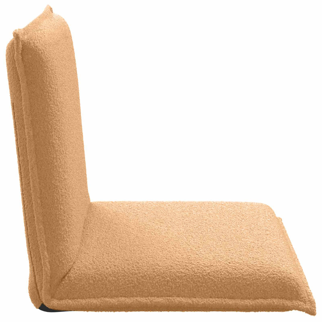 Justerbar Gulvstol Beige Uldstof