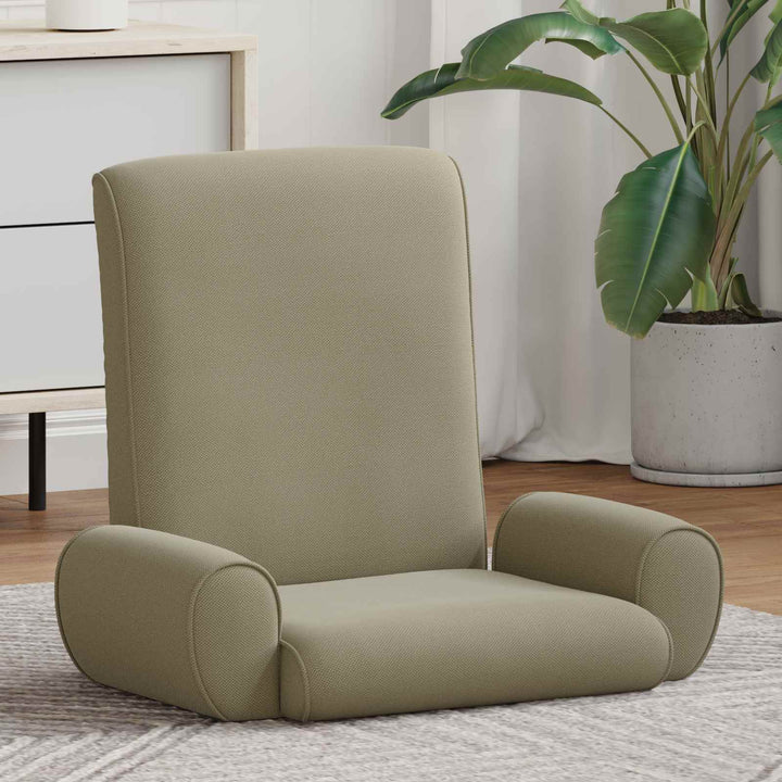 Justerbar Gulvstol Kakifarvet Kornet Velour