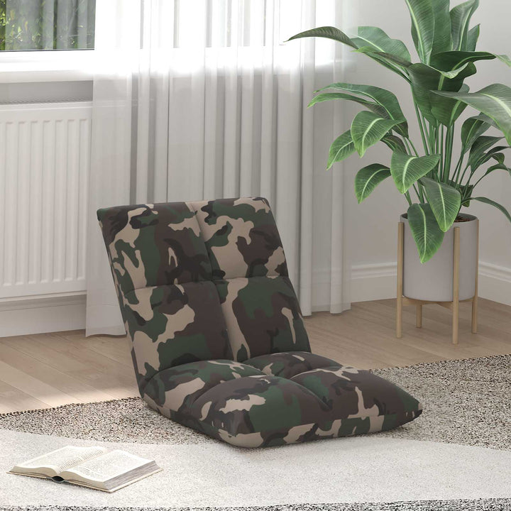 Justerbar Gulvstol Army Grøn Stof