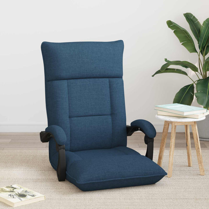 Justerbar Gulvstol Blå Stof