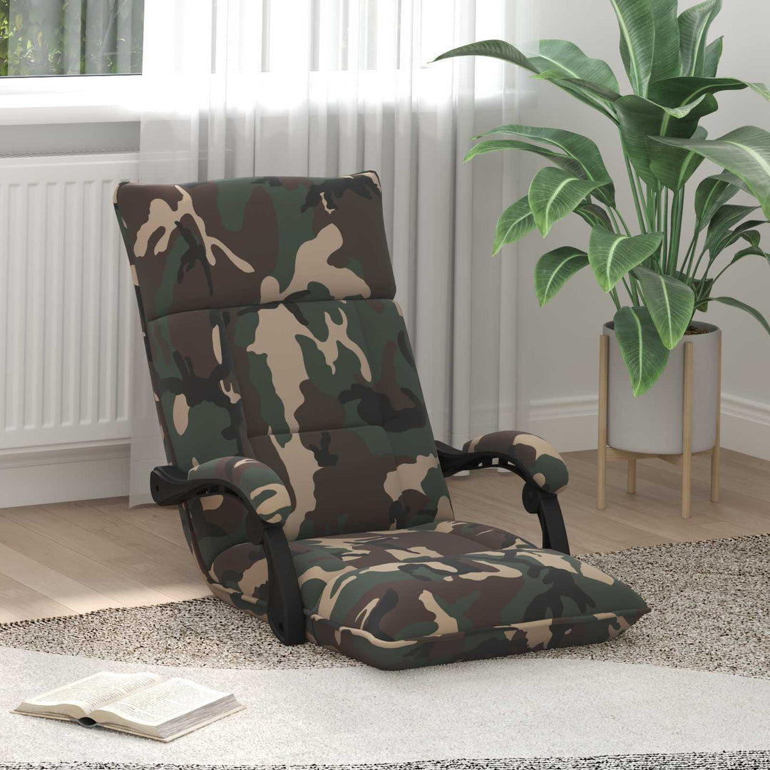 Justerbar Gulvstol Army Grøn Stof
