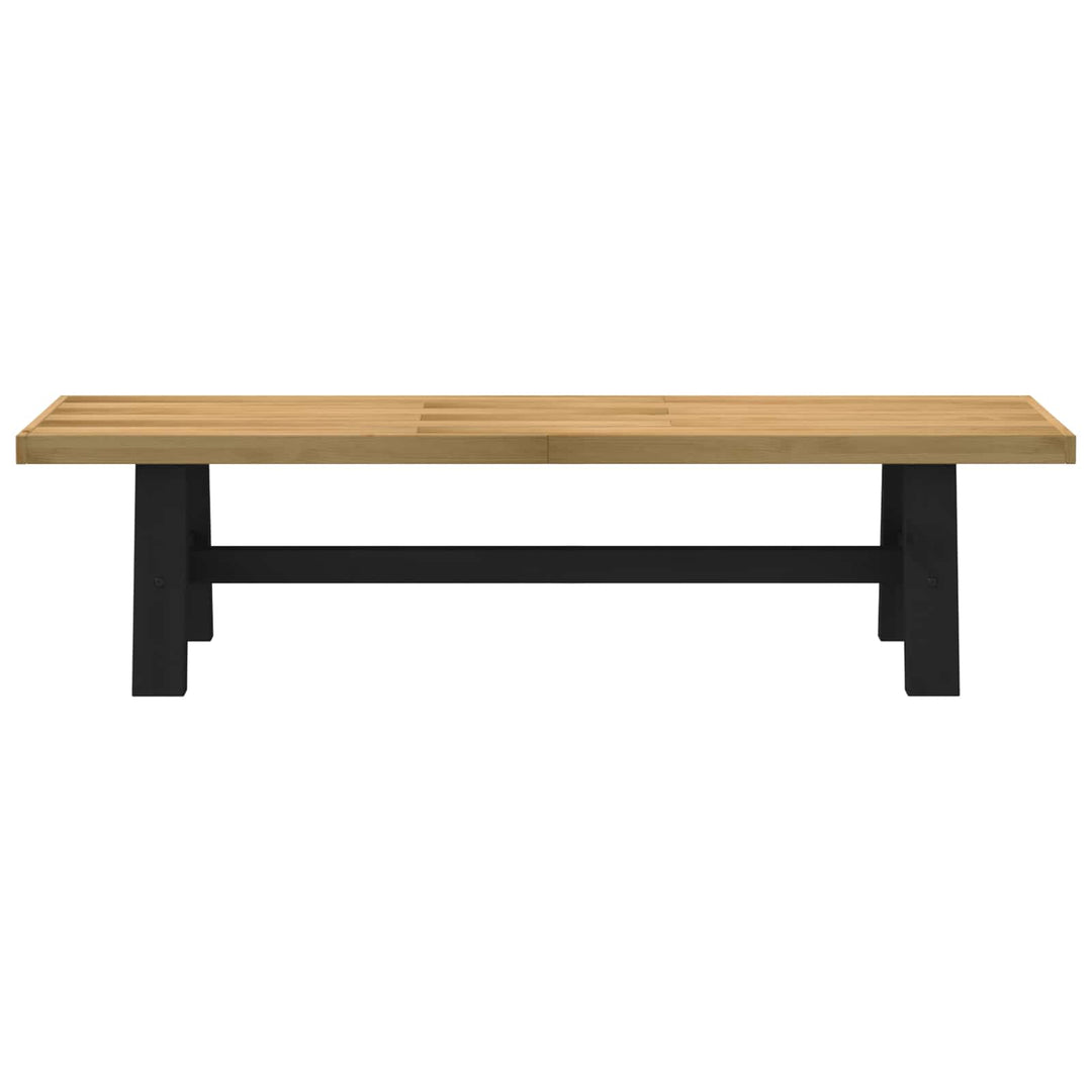 Spisebænk NOAIN 160 x 41 x 45 cm Massivt fyrretræ Naturfarvet