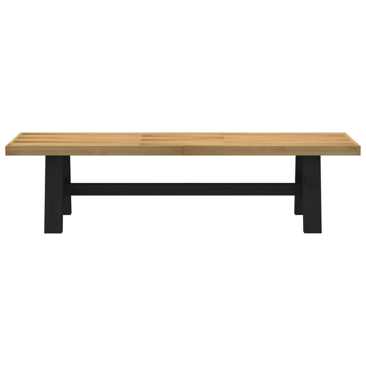 Spisebænk NOAIN 160 x 41 x 45 cm Massivt fyrretræ Naturfarvet