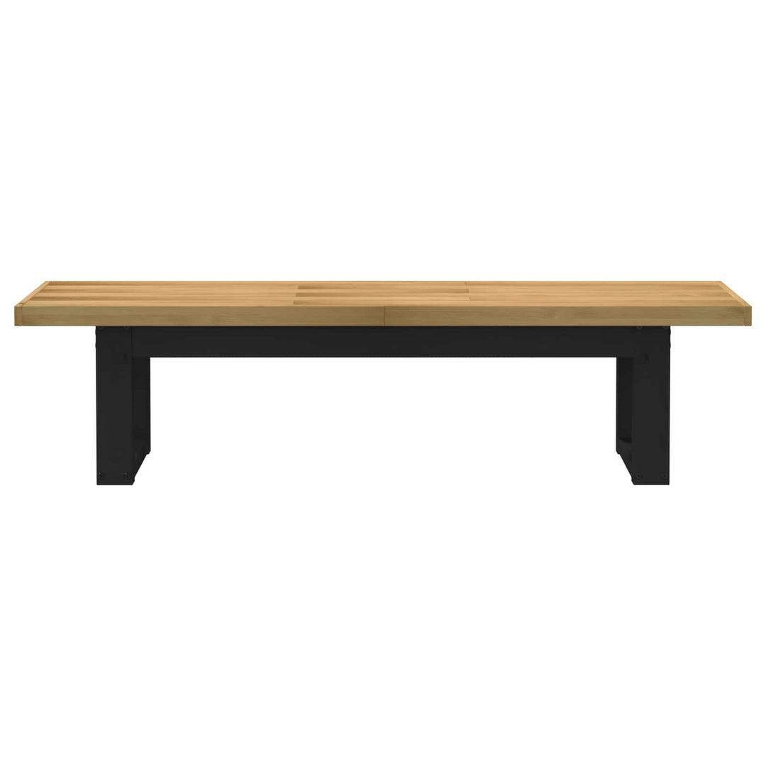Spisebænk NOAIN 160 x 41 x 45 cm Massivt fyrretræ Naturfarvet