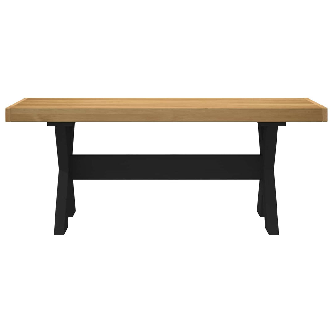 Spisebænk NOAIN 120 x 41 x 45 cm Massivt fyrretræ Naturfarvet