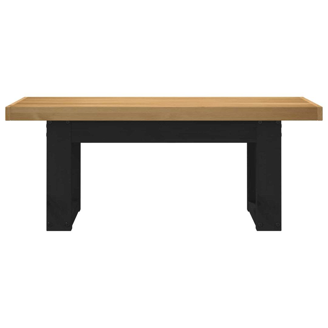 Spisebænk NOAIN 120 x 41 x 45 cm Massivt fyrretræ Naturfarvet
