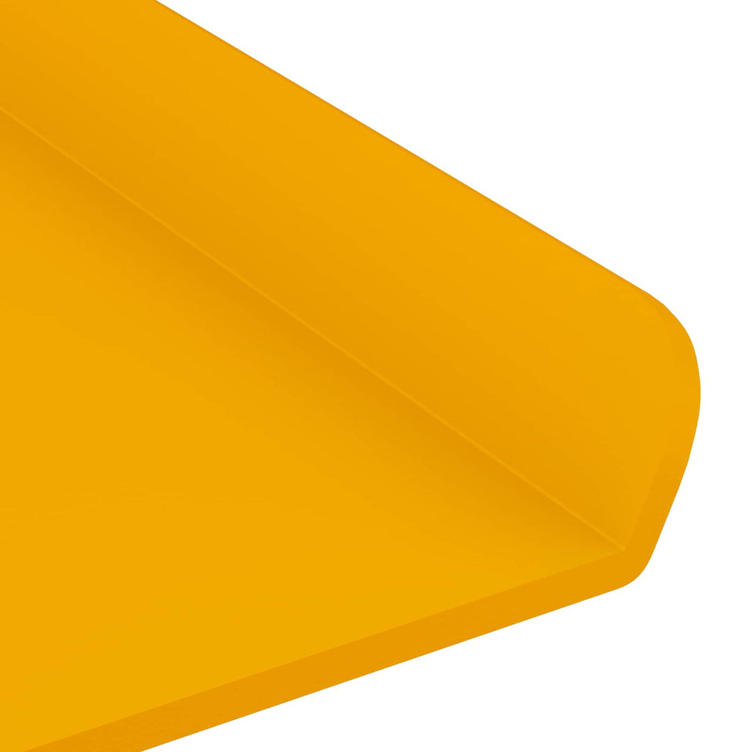 Svævende hylde 4 pcs Sennepsgul 40 x 8,5 x 2,5 cm Stål
