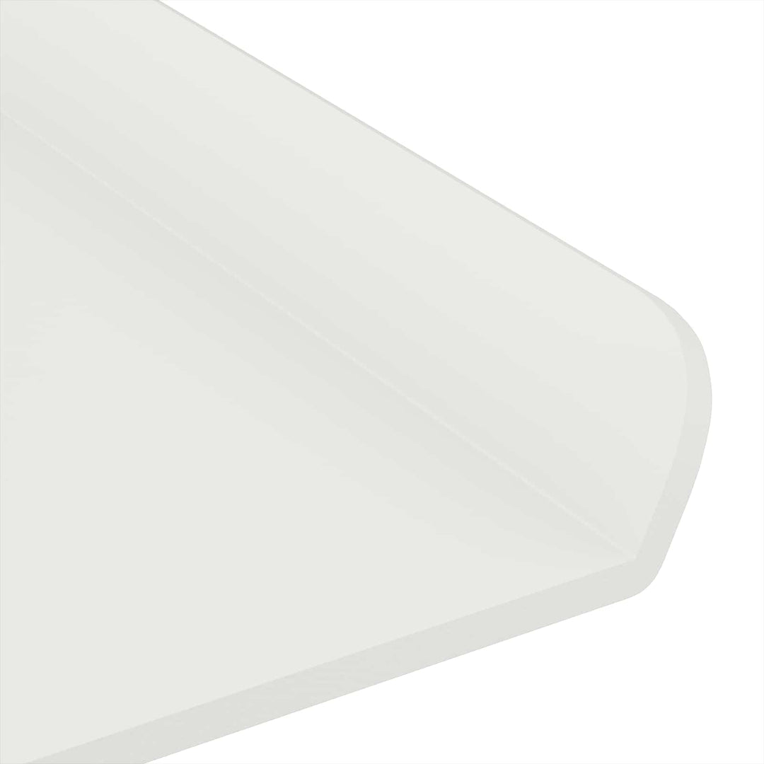 Svævende hylde Vægmonteret 2 pcs Hvid 40 x 8,5 x 2,5 cm Stål