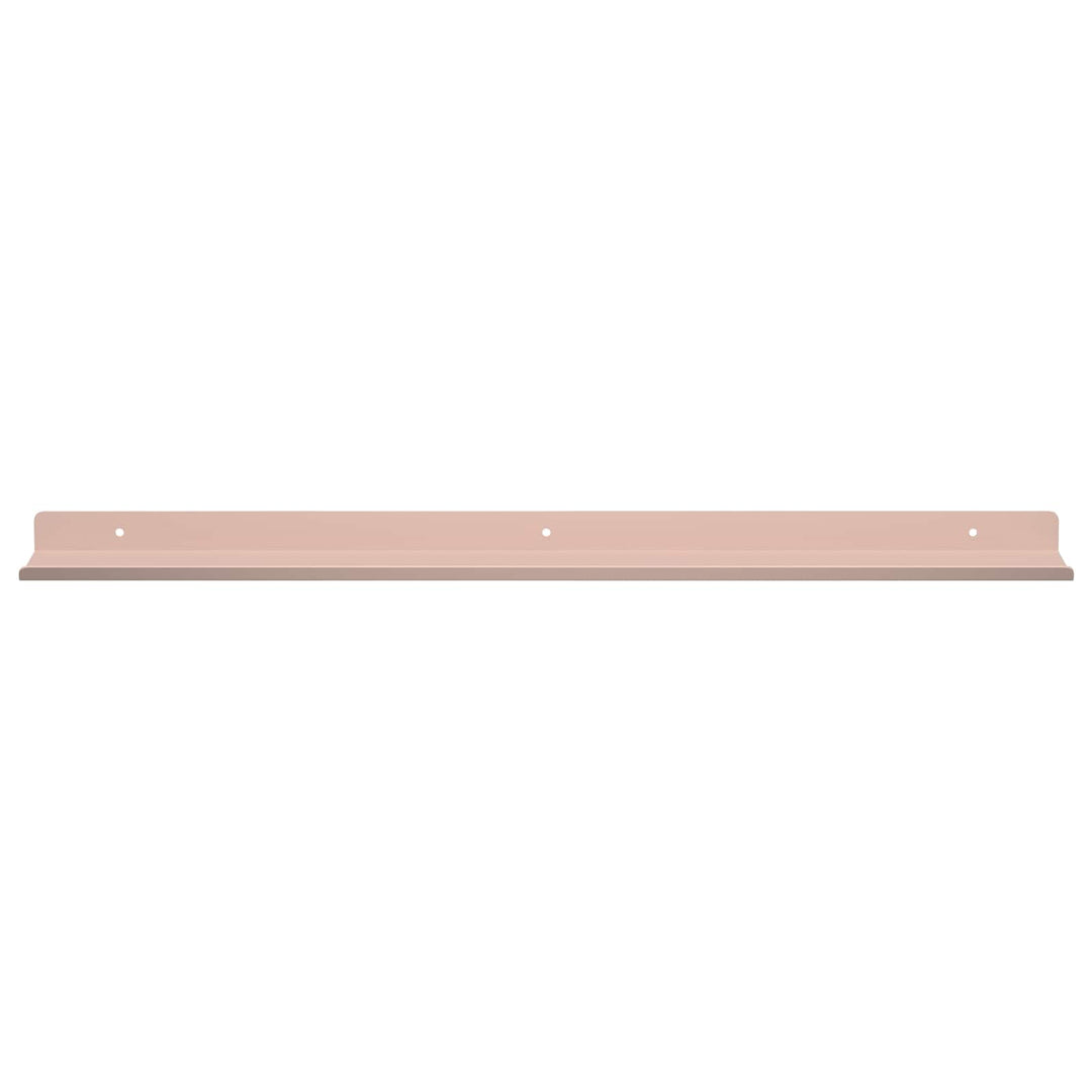 Svævende hylde Vægmonteret 4 pcs Lyserød 60 x 8,5 x 2,5 cm Stål