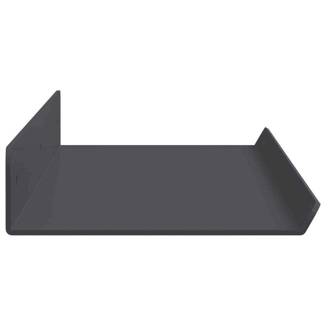 Svævende hylde 2 pcs Antracit 60 x 8,5 x 2,5 cm Stål