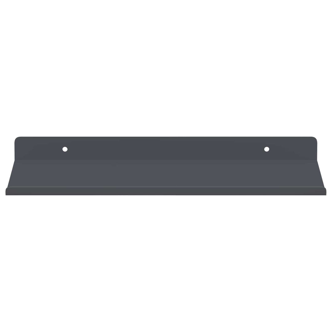 Svævende hylde Vægmonteret 2 pcs Antracit 30 x 18 x 2,5 cm Stål
