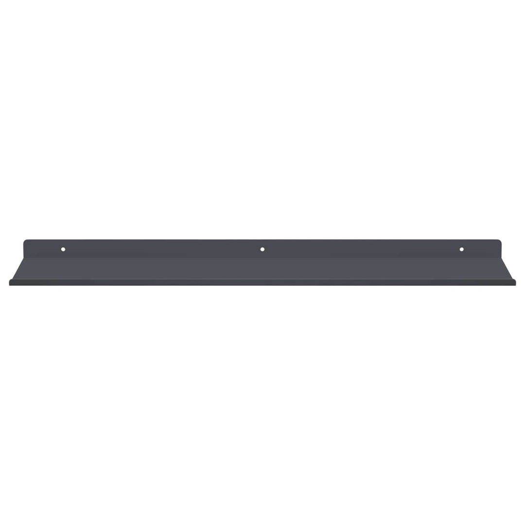 Svævende hylde Vægmonteret 4 pcs Antracit 60 x 18 x 2,5 cm Stål