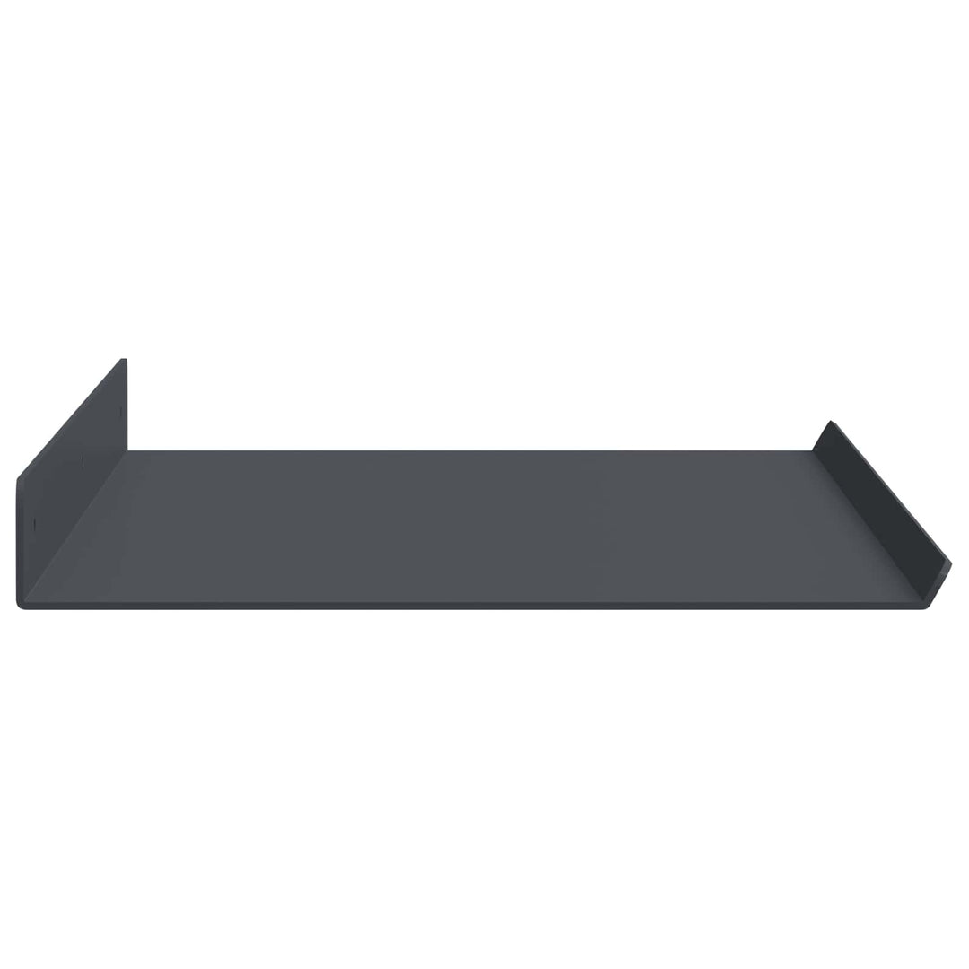 Svævende hylde Vægmonteret 4 pcs Antracit 60 x 18 x 2,5 cm Stål
