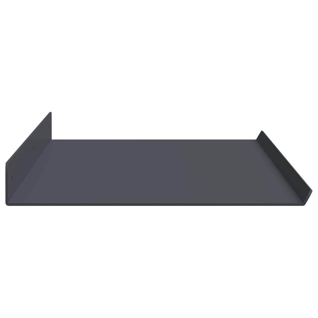 Svævende hylde Vægmonteret 4 pcs Antracit 80 x 18 x 2,5 cm Stål