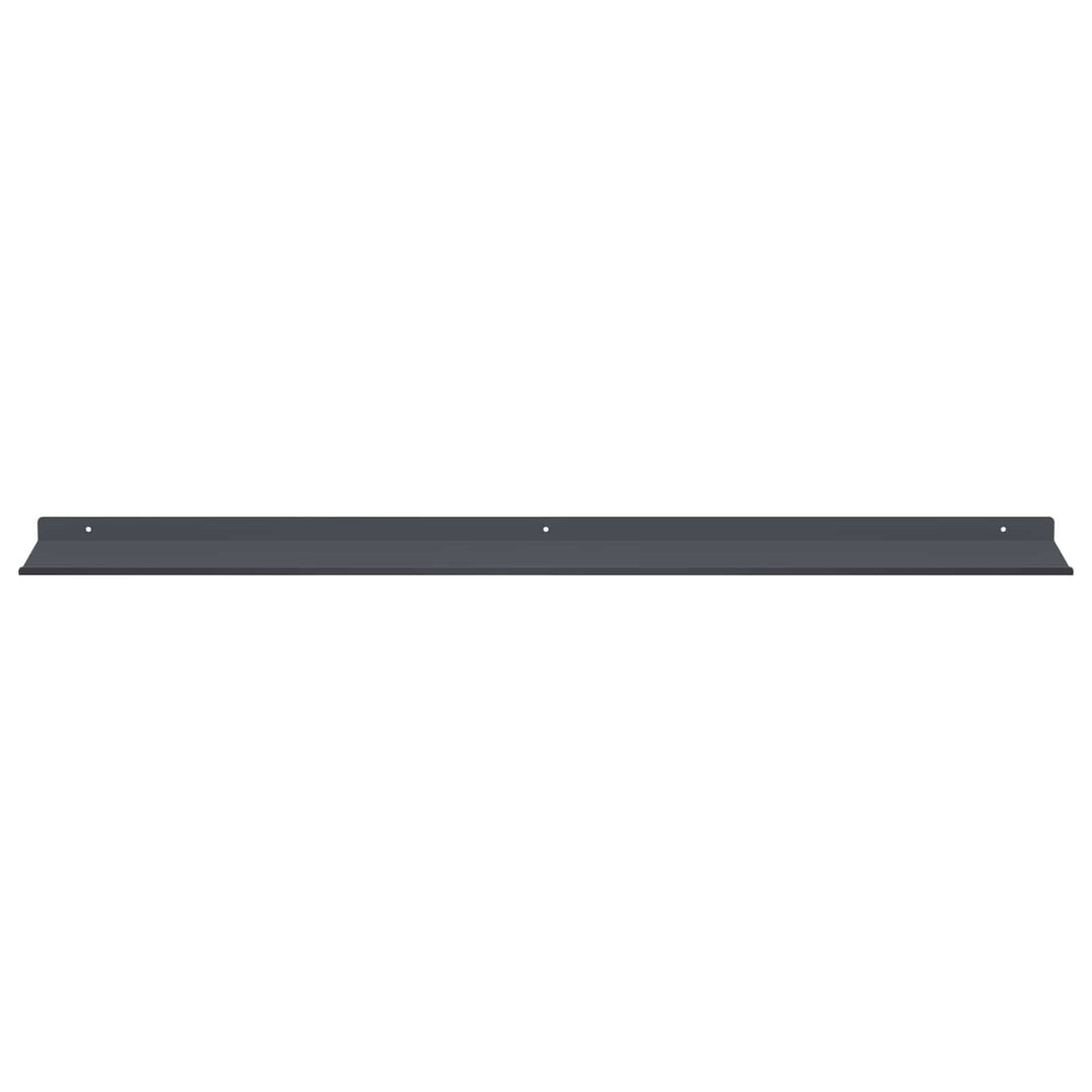 Svævende hylde 4 pcs Antracit 100 x 18 x 2,5 cm Stål