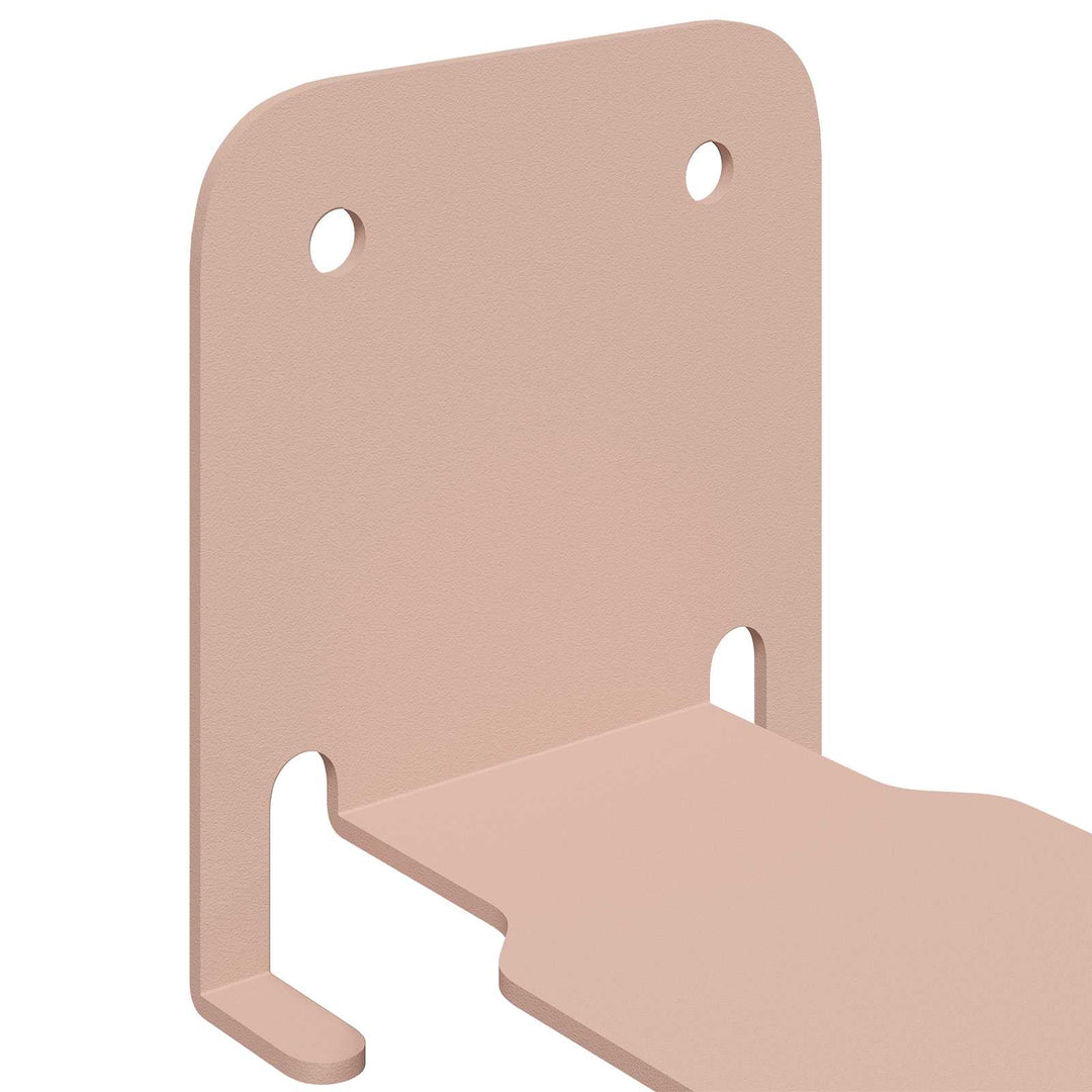Svævende hylde med hylde 8 pcs Lyserød 6 x 10,8 x 6,6 cm