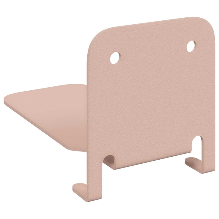 Svævende hylde med hylde 8 pcs Lyserød 6 x 10,8 x 6,6 cm
