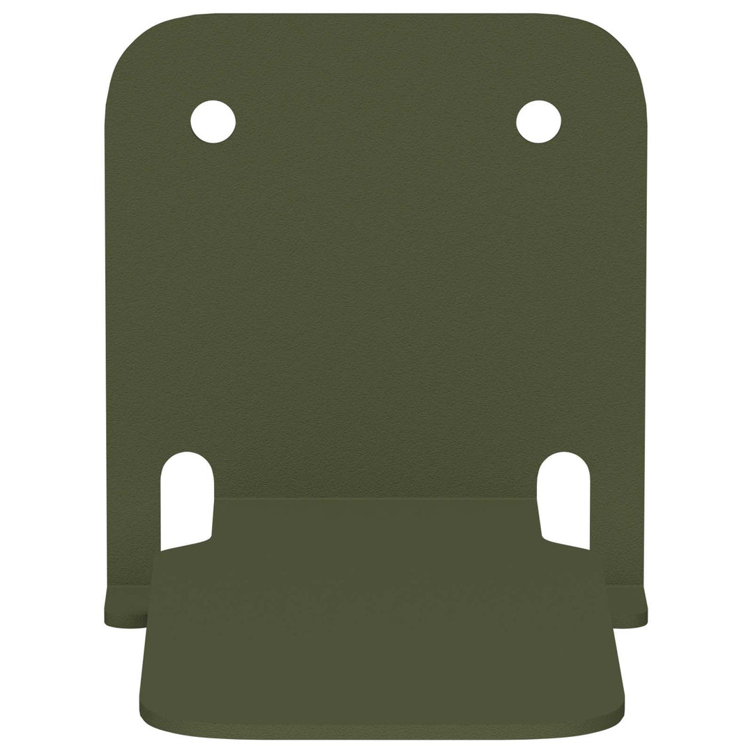 Svævende hylde med hylde 4 pcs Oliven grøn 6 x 10,8 x 6,6 cm