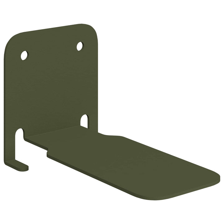 Svævende hylde med hylde 8 pcs Oliven grøn 6 x 10,8 x 6,6 cm