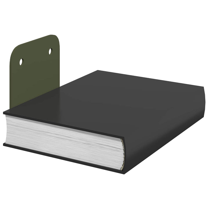 Svævende hylde med hylde 24 pcs Oliven grøn 6 x 10,8 x 6,6 cm
