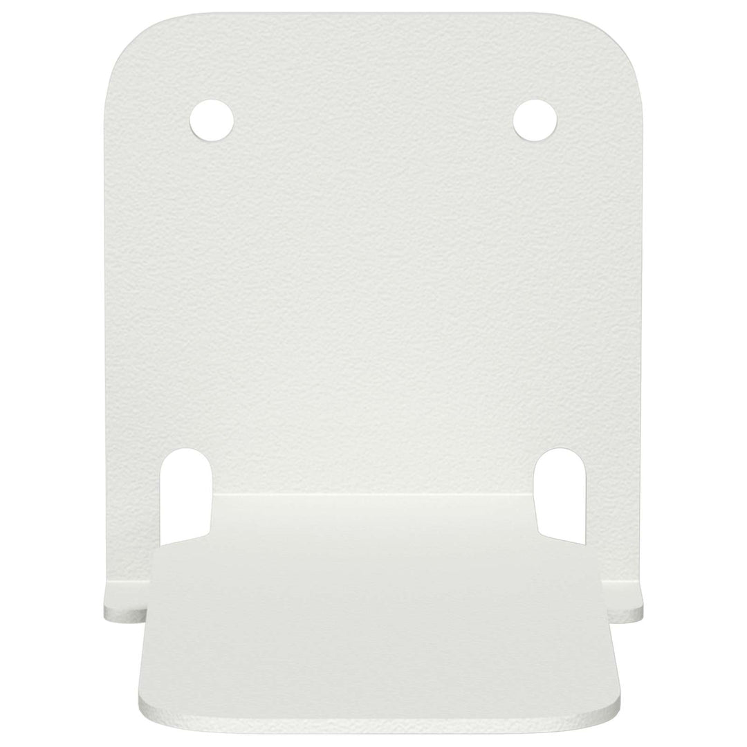 Svævende hylde med hylde 24 pcs Hvid 6 x 10,8 x 6,6 cm