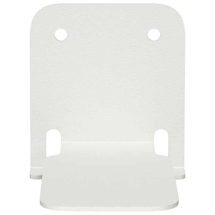 Svævende hylde med hylde 24 pcs Hvid 6 x 10,8 x 6,6 cm