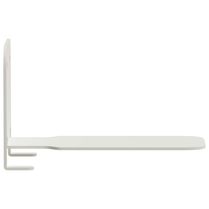 Svævende hylde med hylde 24 pcs Hvid 6 x 10,8 x 6,6 cm